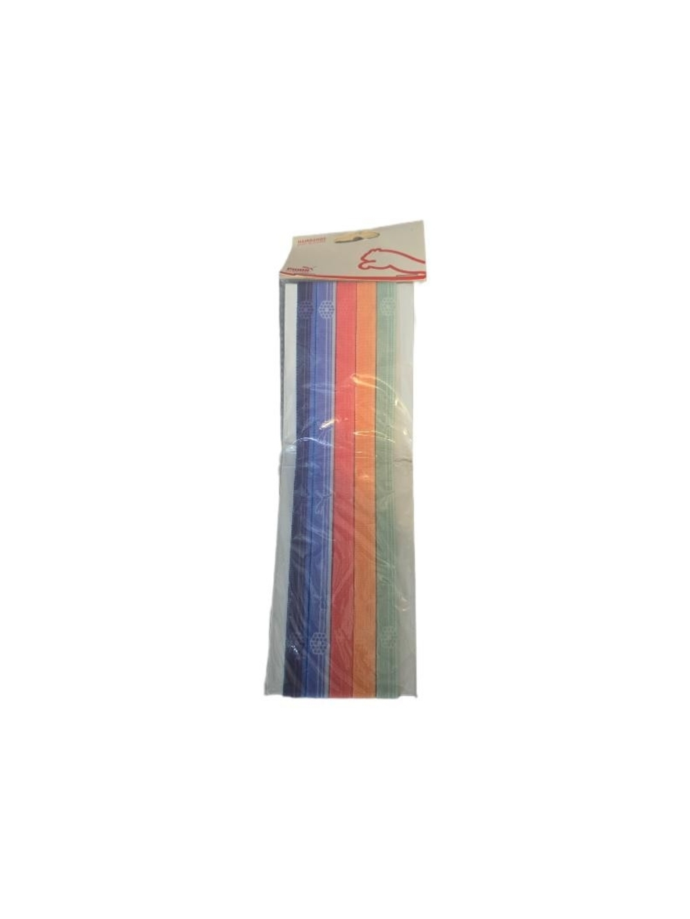 Puma Multi-Color Headband Pack - Blue, Purple, Pink, Orange, Green